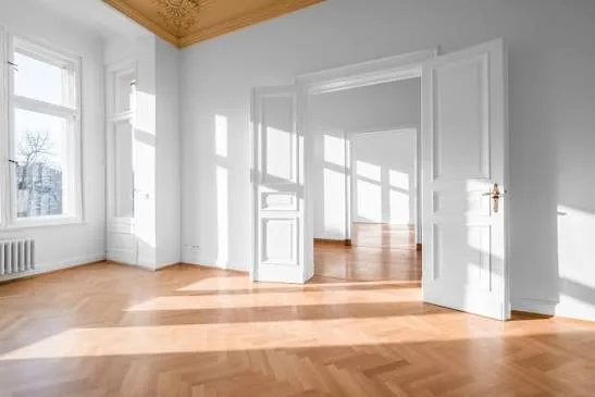 Altbau während der Sanierung
